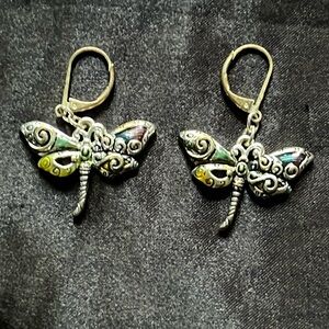Adorable dragonfly earrings